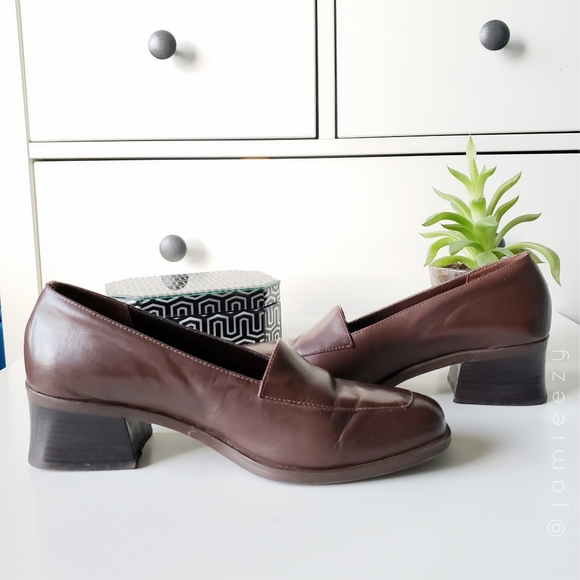 Seychelles | Shoes | Seychelles Clara Leather Loafer Stacked Heels ...